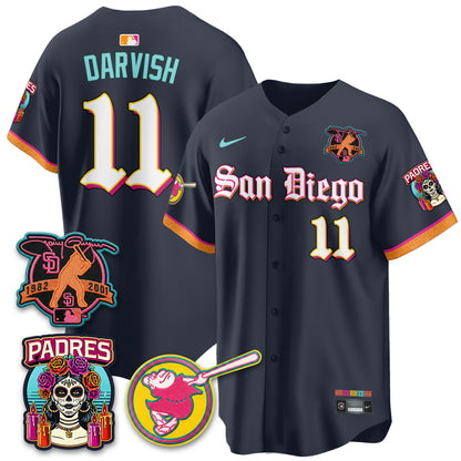 SD 2026 City Connect x Tony Gwynn Patch Vapor Premier Limited Jersey - All Stitched - V5