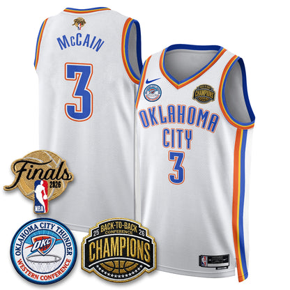 OKC 2026 NBA Western Conference Champions Vapor Jersey - Stitched