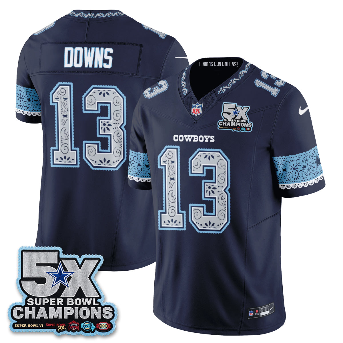 DAL 2026 Hispanic Month Edition Vapor Jersey - Stitched