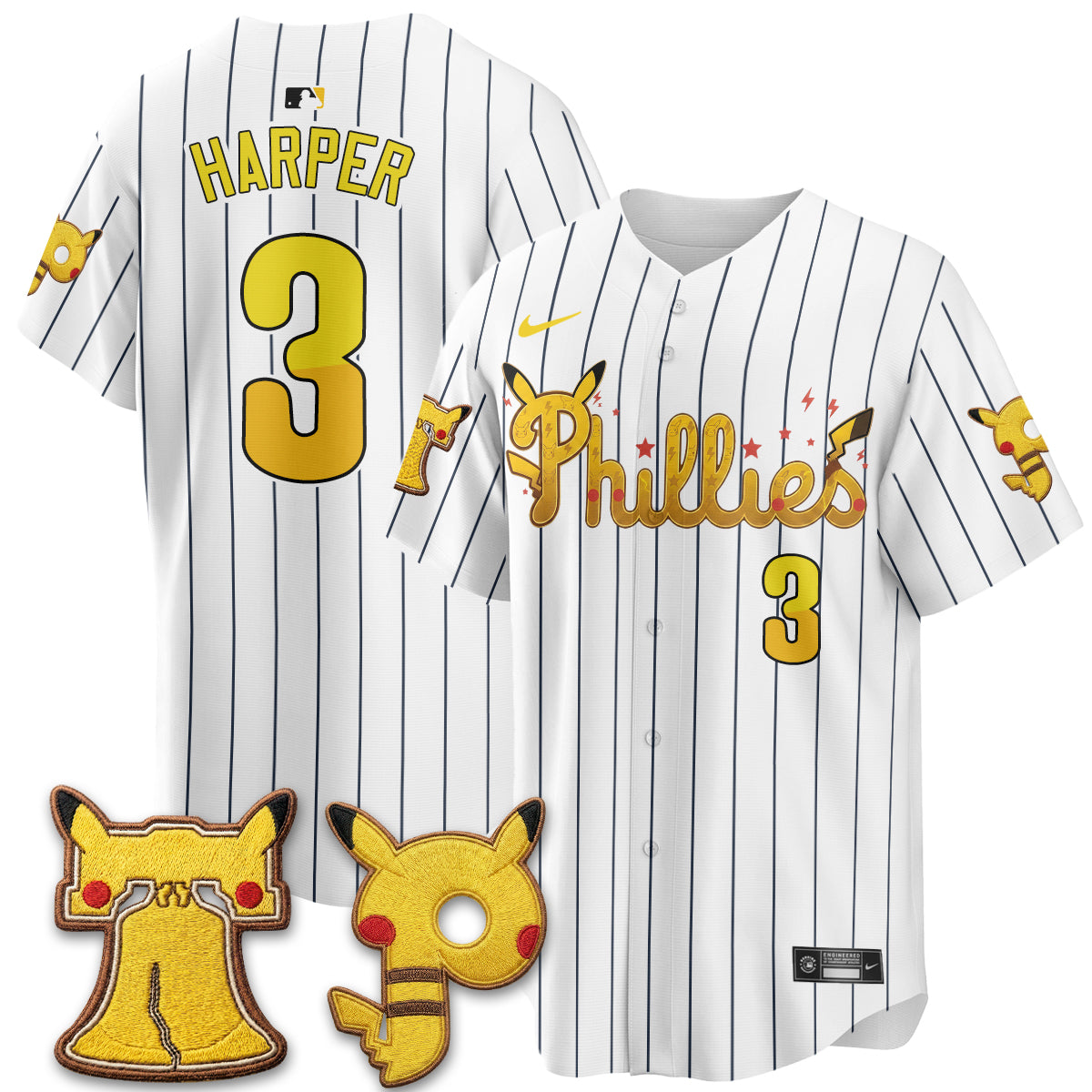 Philadelphia Phillies x PKM Edition Vapor Limited Jersey - Printed