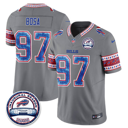 Buffalo Bills Xmas Edition Vapor Jersey - Stitched