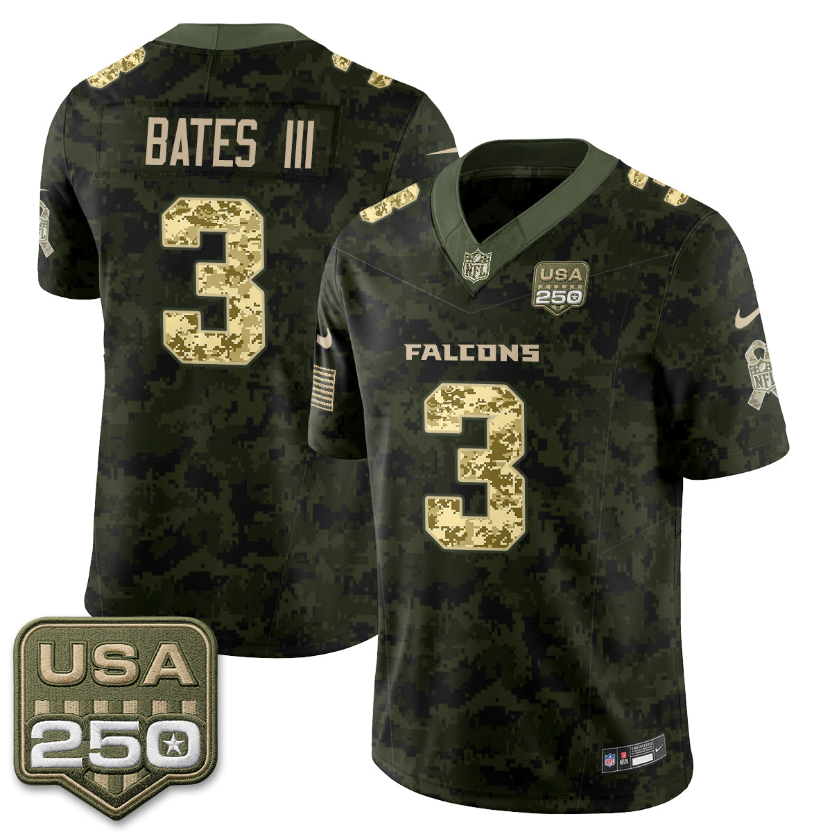 Atlanta Falcons 2026 Salute to Service Vapor Jersey - Stitched