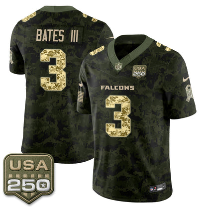 Atlanta Falcons 2026 Salute to Service Vapor Jersey - Stitched