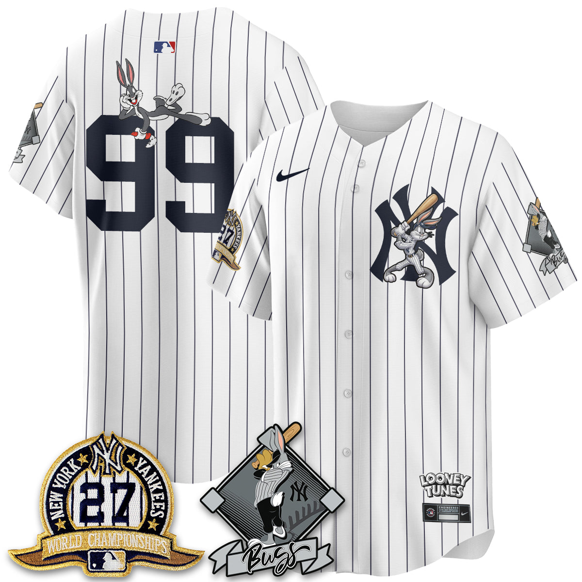 New York Yankees Bunny Vapor Limited Jersey V2- Stitched