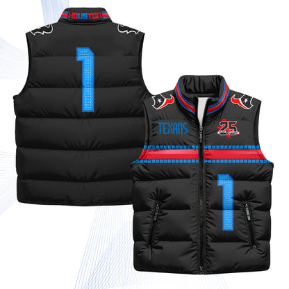 Houston Texans 2026 Rivalries Puffer Vest - Printed