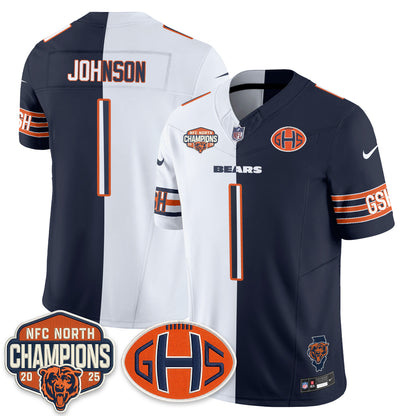 Chicago Bears 2026 Split Edition Vapor Jersey - Stitched