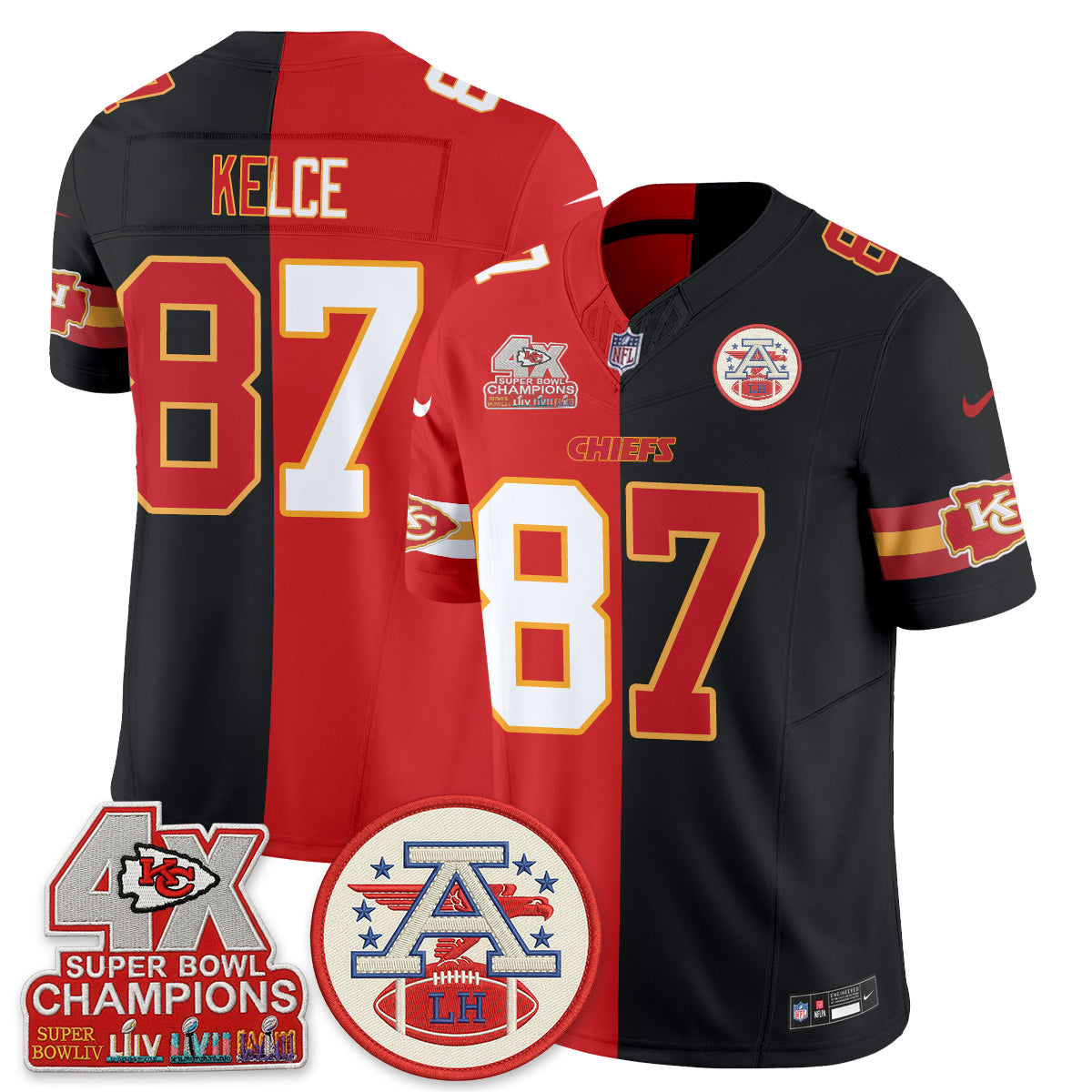 KC Split Edition Vapor Jersey - Stitched
