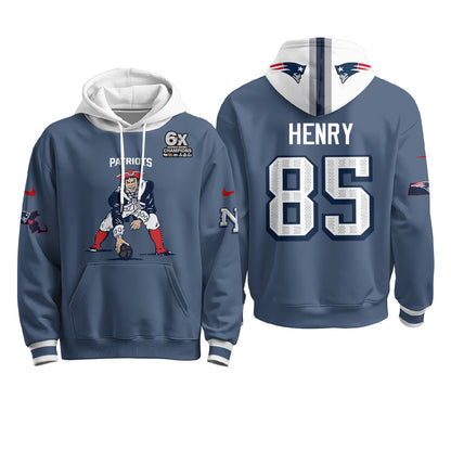 New England Patriots Minuteman Edition Fleece Hoodie - Printed