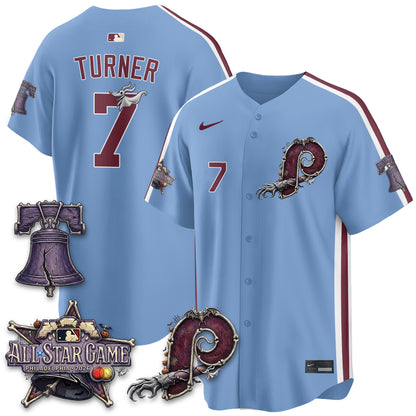 Philadelphia Phillies Nightmare Edition Vapor Jersey - Printed