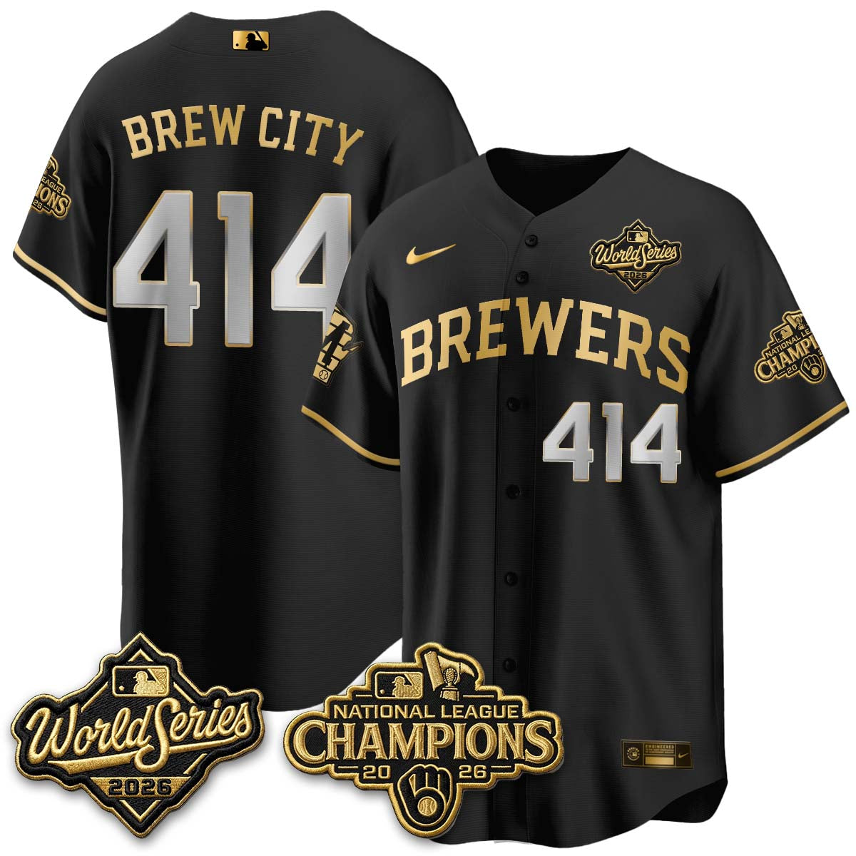 MIL 2026 NL Champions Vapor Jersey - Stitched n1