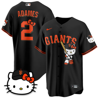 San Francisco Giants x Meow KT Vapor Jersey - Stitched