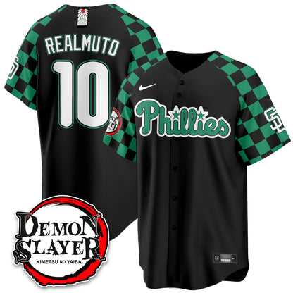 Philadelphia Phillies Demon Slayer Vapor Limited Jersey - Stitched