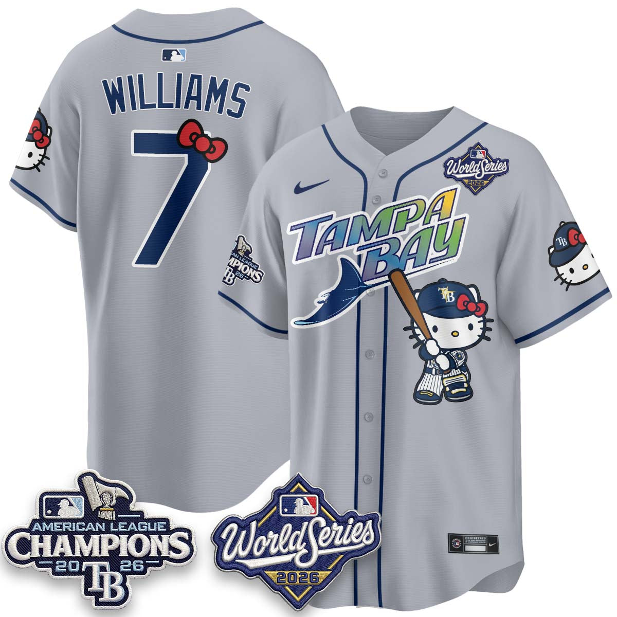 TB 2026 AL Champions x Meow KT Vapor Jersey - Stitched
