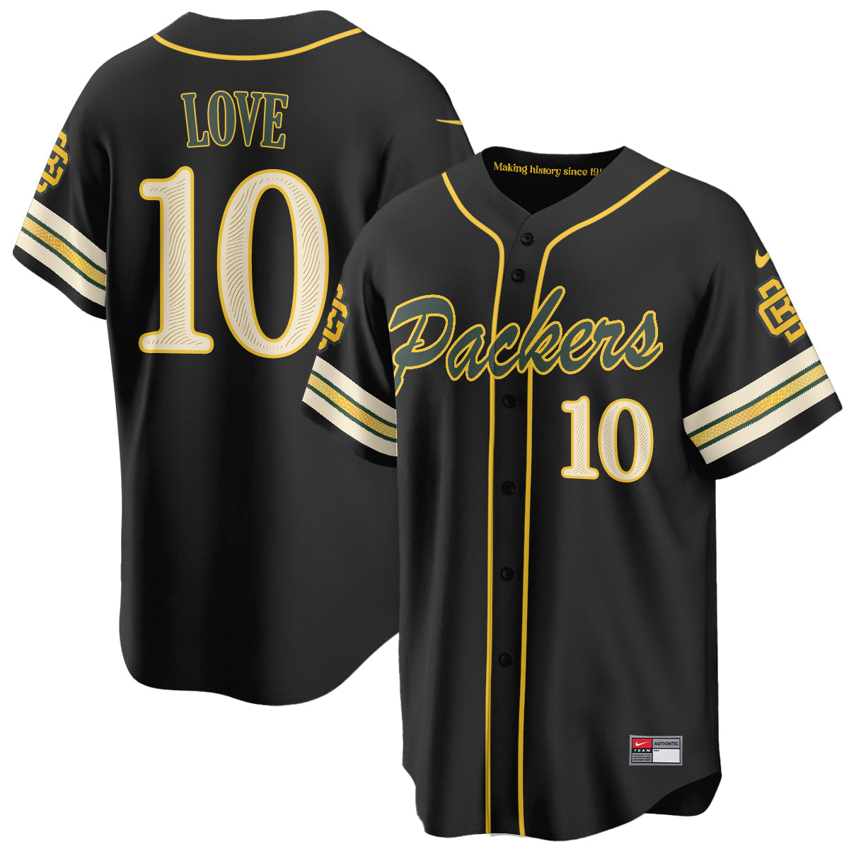 Green Bay Packers 2026 Rivalries Baseball Vapor Jersey - Stitched