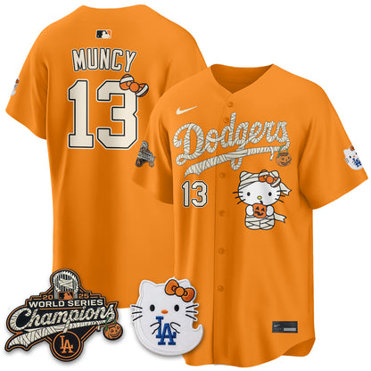 Los Angeles Dodgers Halloween 2026 Vapor Jersey V2- Stitched