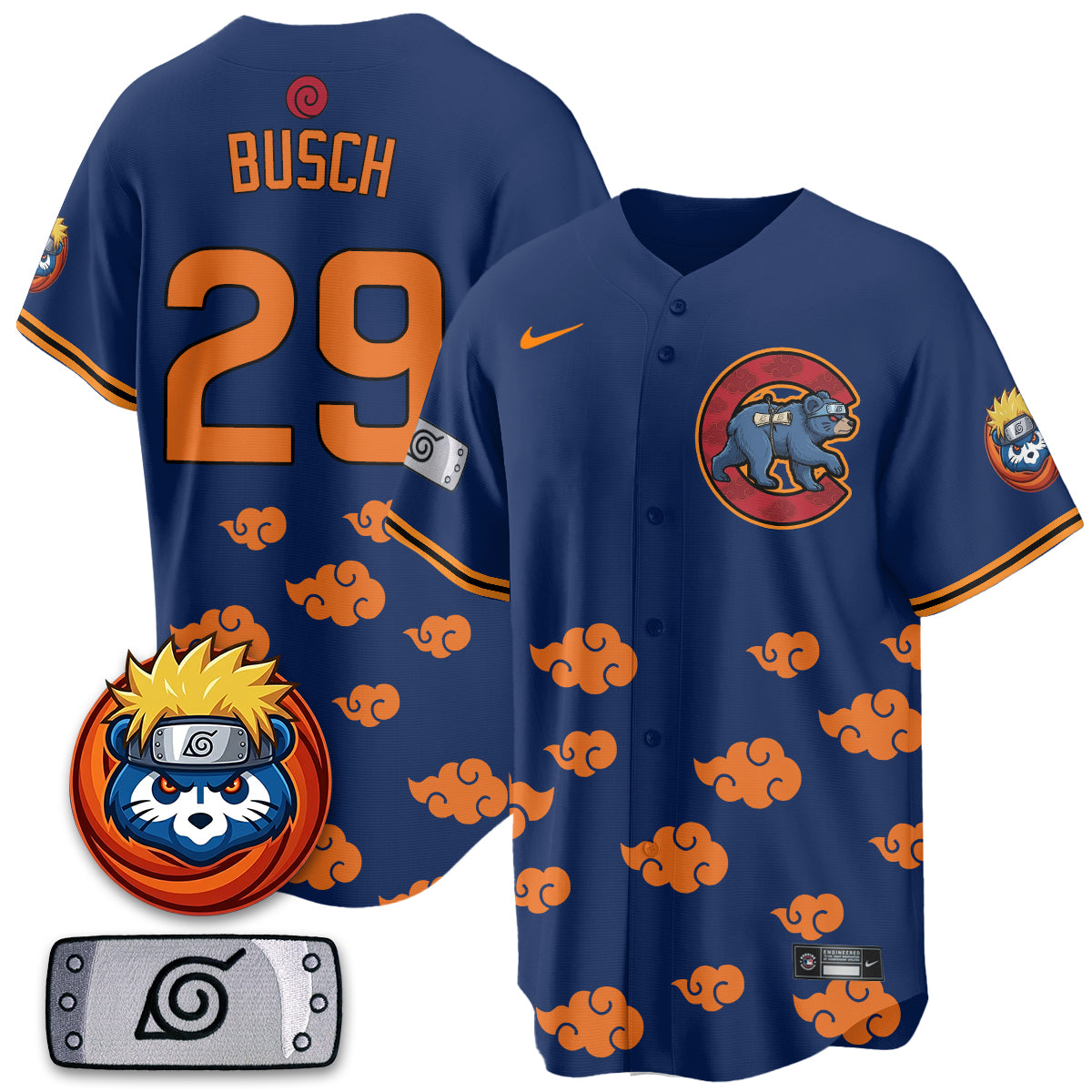 Chicago Cubs Naruto Akatsuki Vapor Limited Jersey V2- Stitched