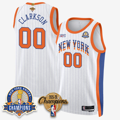 NYK 2026 Basketball Champions Special Edition Vapor Jersey V2- Stitched