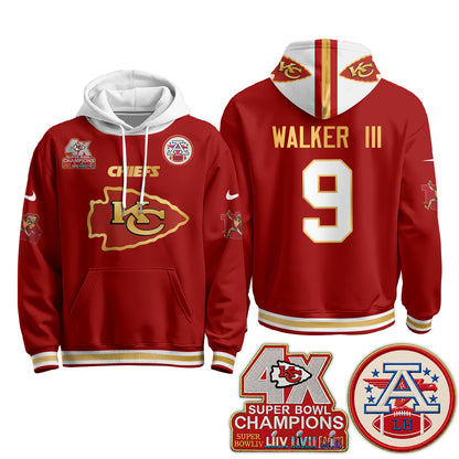 KC 4X Champs Gold Edition Fleece Hoodie - Printed