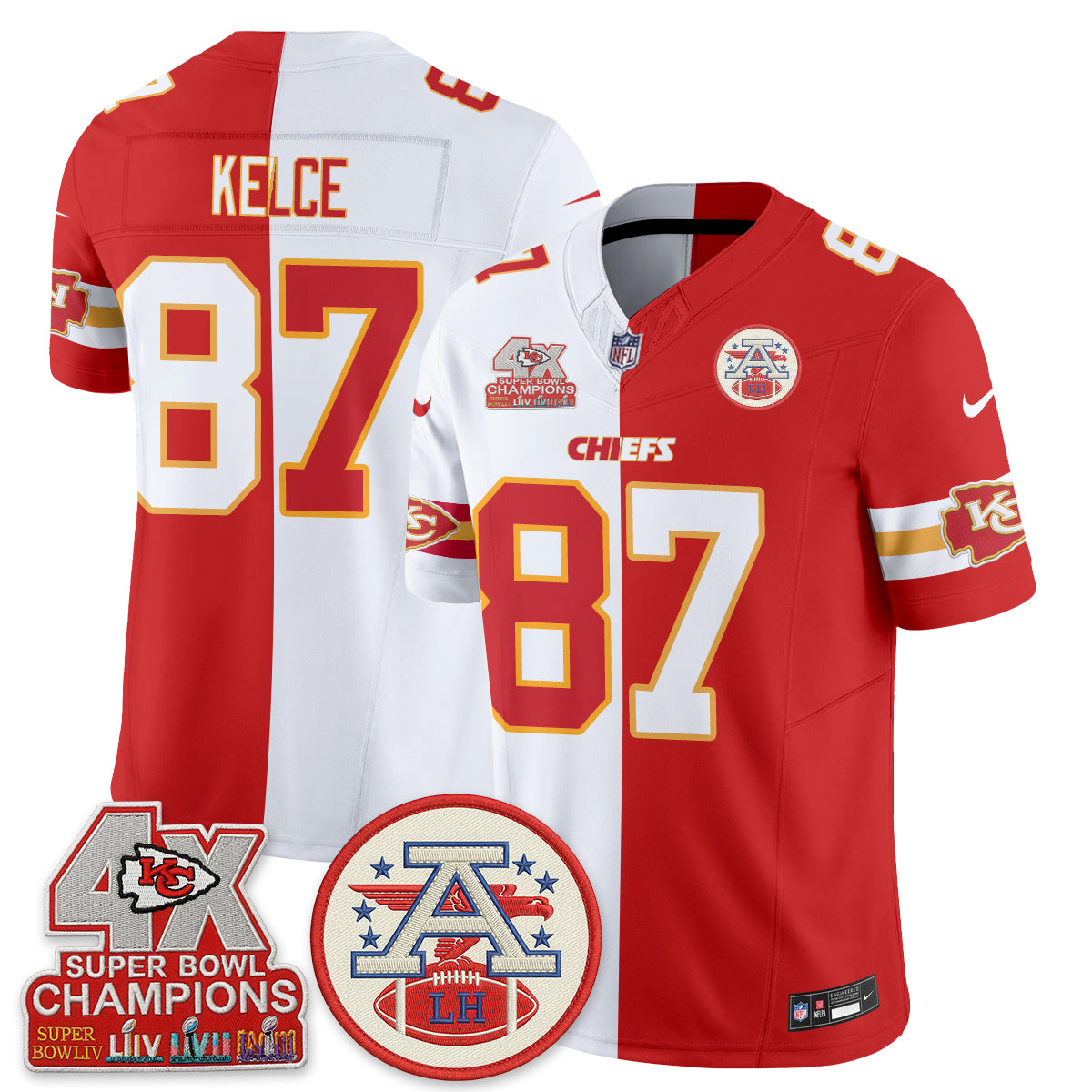 KC Split Edition Vapor Jersey - Stitched