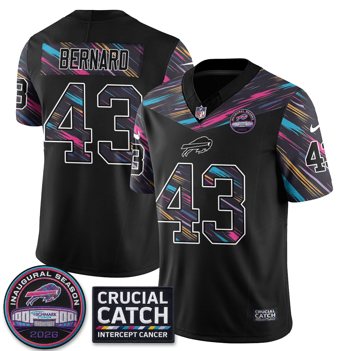 BUF Intercept Cancer 2026 Edition Jersey - Stitched