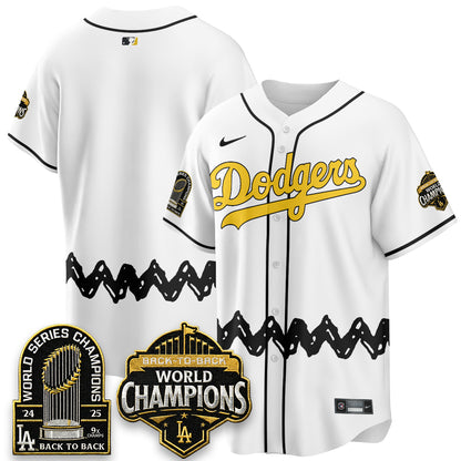 Los Angeles Dodgers x P-nuts Style Vapor Jersey - Stitched