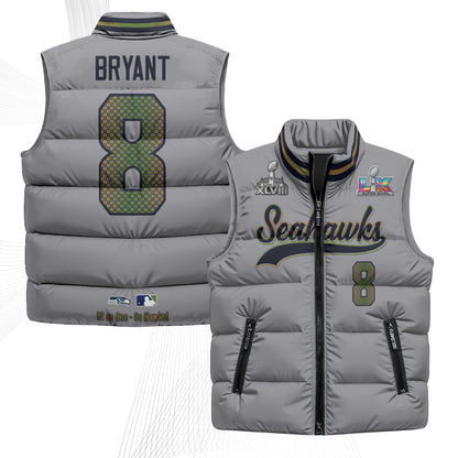 SEA S.Bowl Champs Puffer Vest - Printed