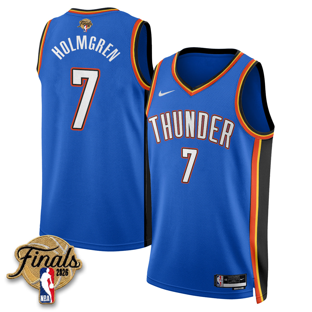 OKC 2026 NBA Western Conference Champions Vapor Jersey V2- Stitched