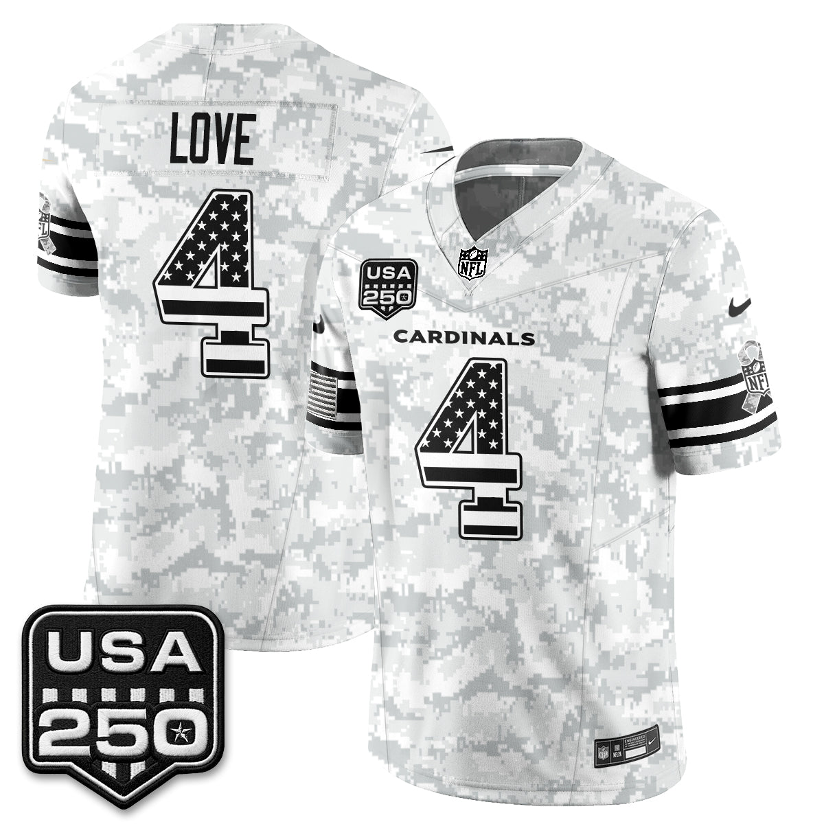 Arizona Cardinals 2026 Salute to Service Vapor Jersey - Stitched