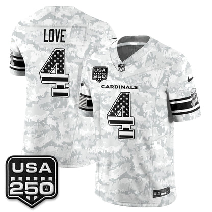 Arizona Cardinals 2026 Salute to Service Vapor Jersey - Stitched