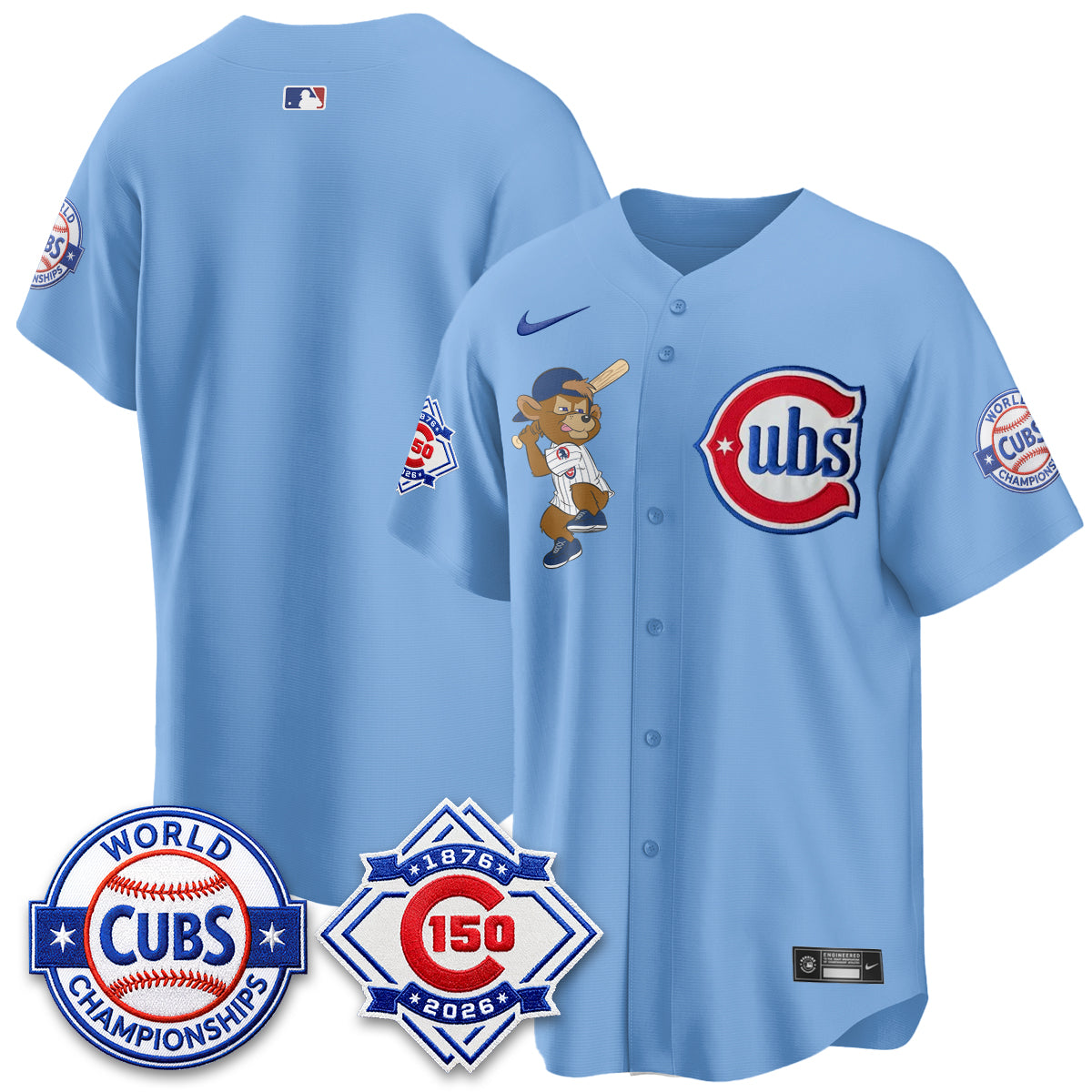Chicago Cubs Clark Edition Vapor Limited Jersey - Stitched
