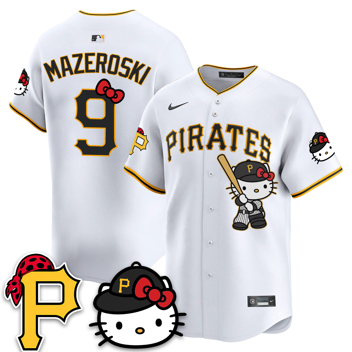 Pittsburgh Pirates x Meow KT Vapor Limited Jersey - Stitched