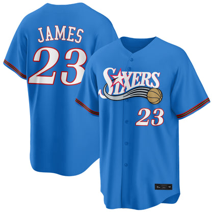 PHI LeBron James #23 Vapor Baseball Jersey V2- Stitched