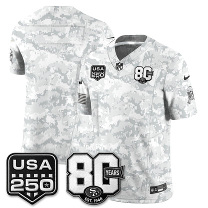 SF 2026 Salute to Service Edition Vapor Jersey - Stitched