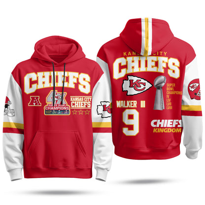 KC 4X Champs Gold Edition Fleece Hoodie - Printed