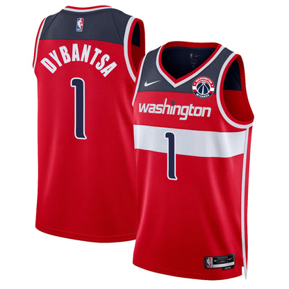 Washington Wizards 2026 Basketball Draft Pick #1 Vapor Jersey - Stitched