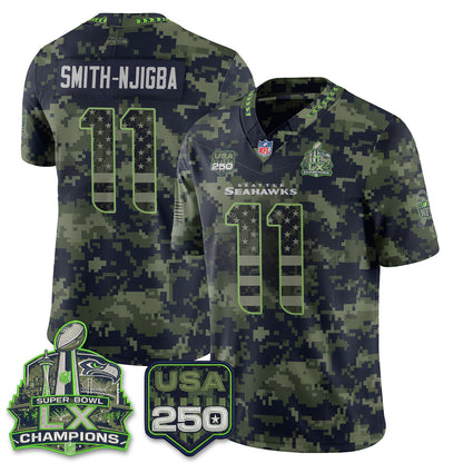 SEA 2026 Salute to Service Edition Vapor Jersey - Stitched n5