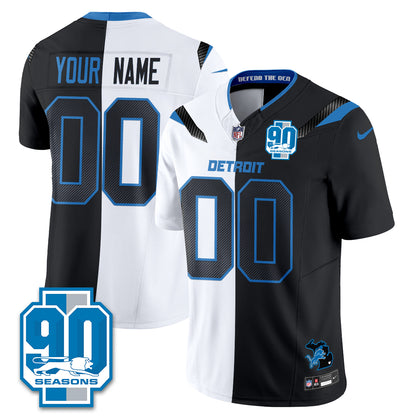 DET Rivalries Split Edition Vapor Custom Jersey - Stitched