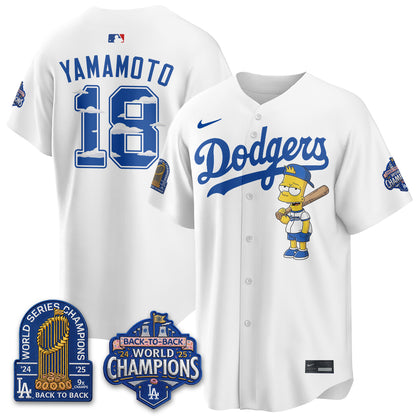 Los Angeles Dodgers x The Yellow Family Edition Vapor Jersey - Printed
