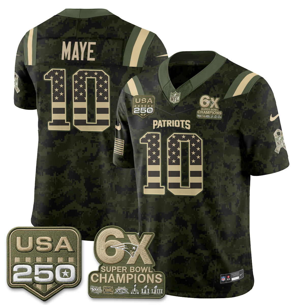 NE 2026 Salute to Service Edition Vapor Jersey - Stitched