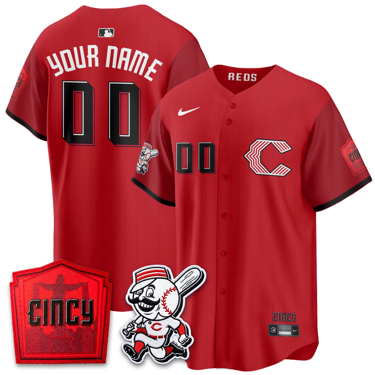 CIN 2026 City Connect Limited Premier Vapor Custom Jersey - All Stitched n9