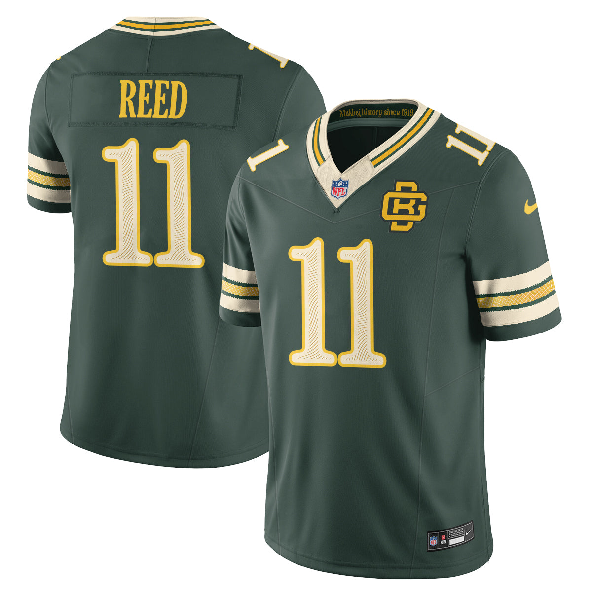 Green Bay Packers 2026 Rivalries Vapor Jersey - Stitched
