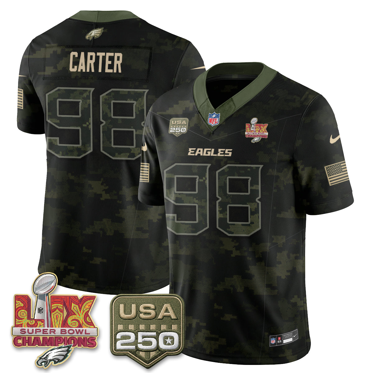PHI Salute to Service Vapor Jersey - Stitched