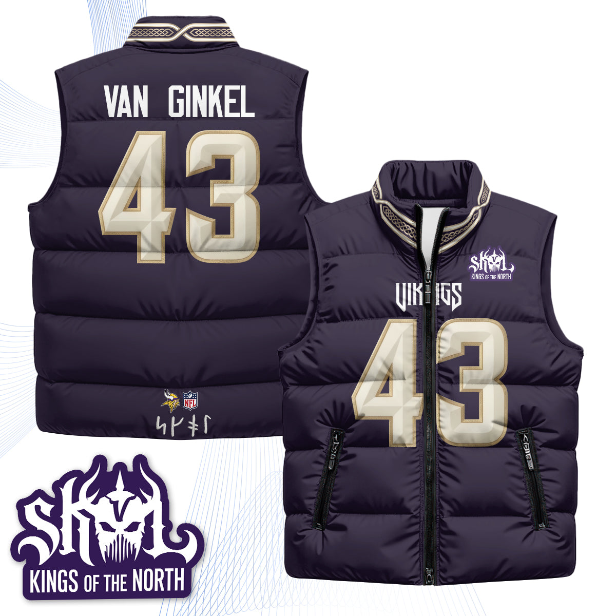MIN 2026 Rivalries Puffer Vest - Printed