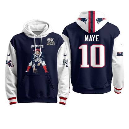 New England Patriots Minuteman Edition Hoodie - Stitched
