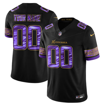 Minnesota Vikings Fangear Edition Vapor Custom Jersey - Stitched