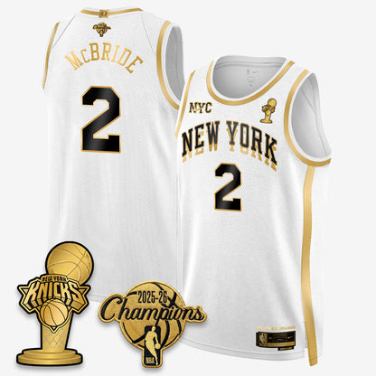 NYK 2026 NBA Champions Gold Edition Vapor Jersey - Stitched n3