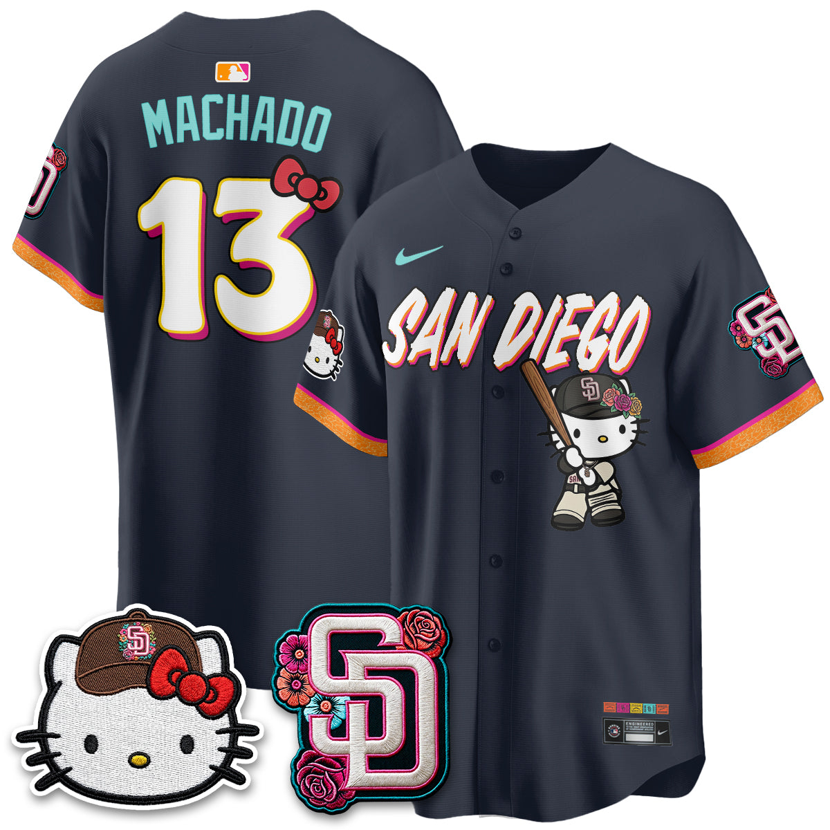 SD 2026 City Connect x Meow KT Vapor Limited Jersey - All Stitched