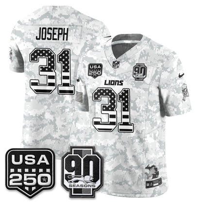 DET 2026 Salute to Service Vapor Jersey - Stitched