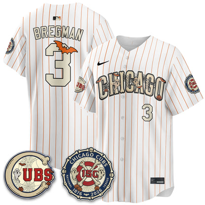Chicago Cubs Halloween 2026 Vapor Limited Jersey - Stitched