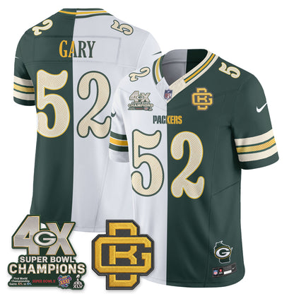 GB Rivalries Split Edition Vapor Jersey - Stitched